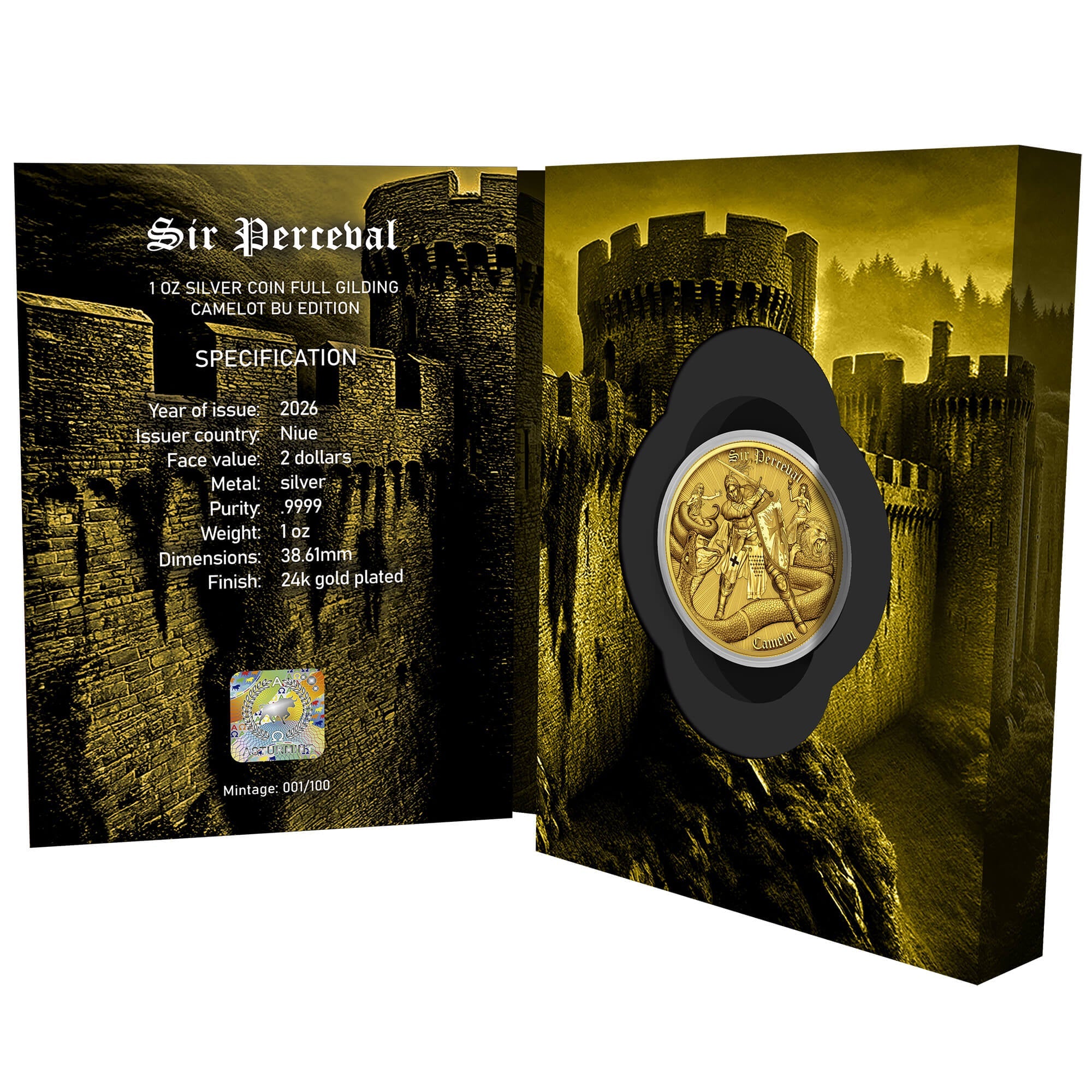 What is the story behind the Camelot Coin Series?
