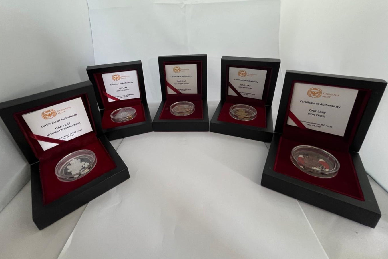 OAK LEAF CROSS SET 5 x 1 oz