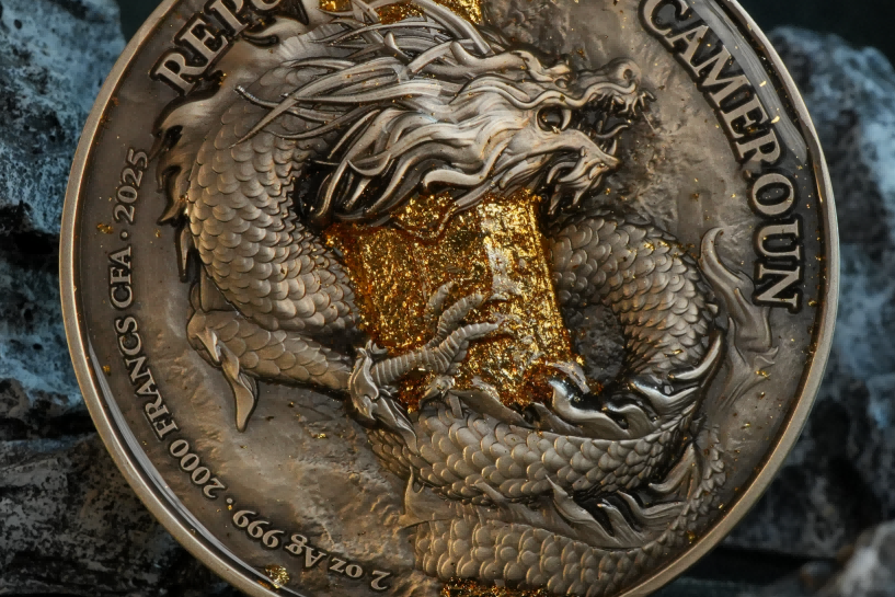 Cameroon - Monkey King Wukong Bi-Metal - 2 oz silver & 11,5 oz Copper