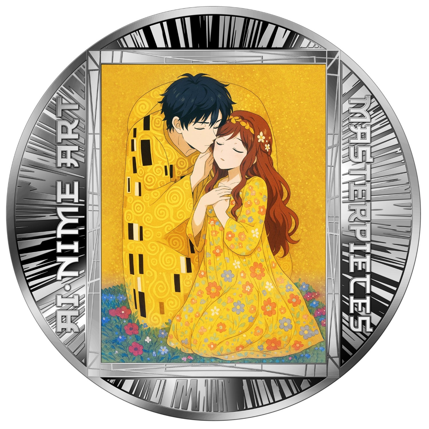 The Kiss - AI•NIME Art series 1/2 oz