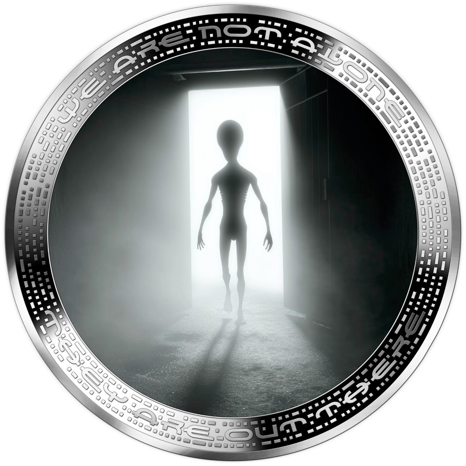 Alien in Door Opening – Alien & UFO series 2 oz