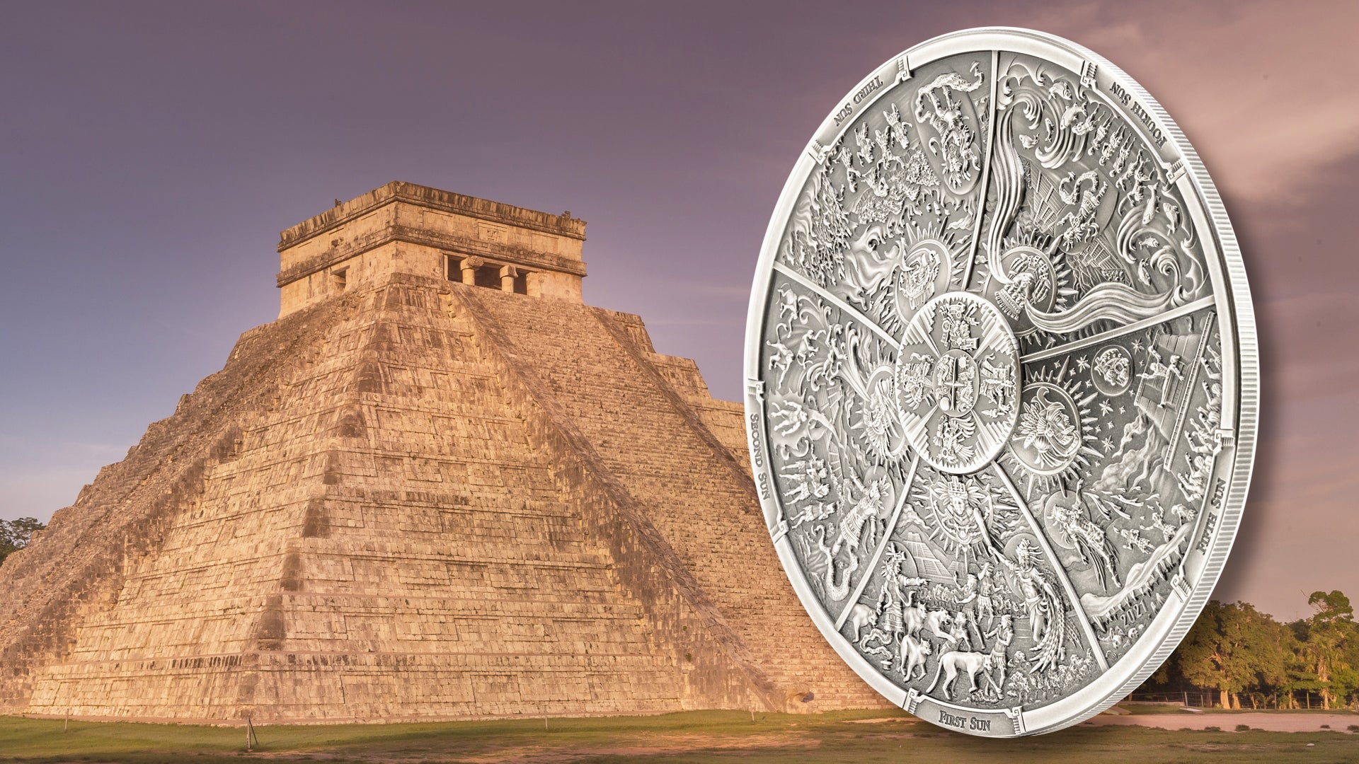 Aztec Five Suns – Ages of Man series 3 oz
