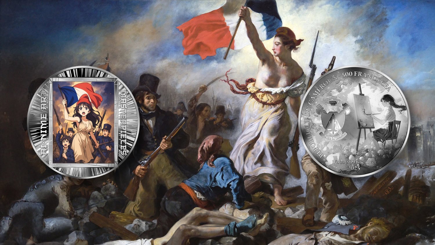 Cameroon – AI•NIME Art - Liberty Leading the People
