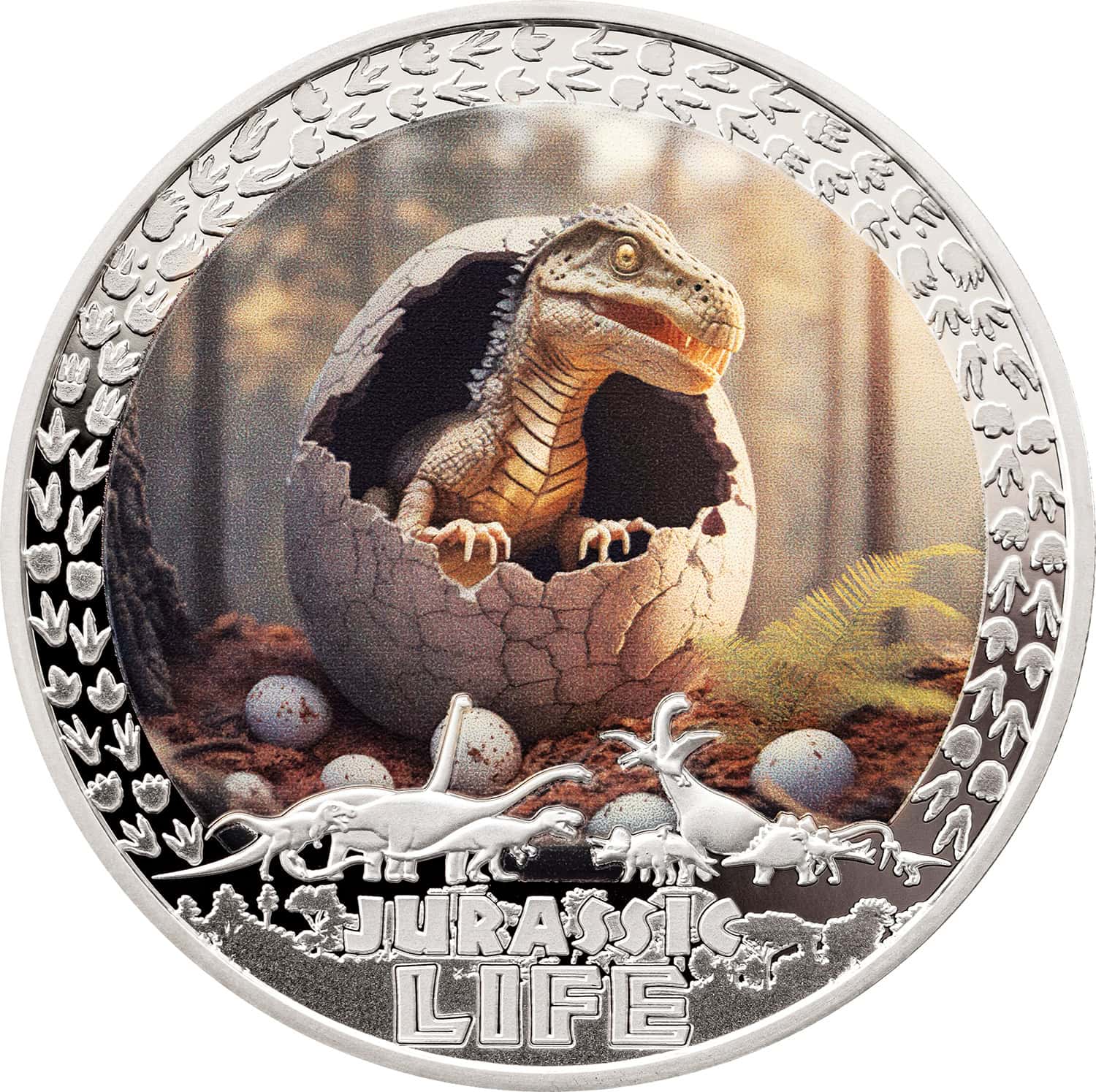 Liberia – Jurassic Life - T-Rex Hatching