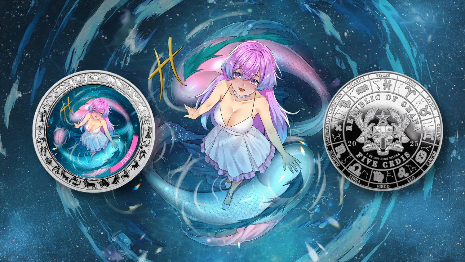 Ghana – Pisces – Anime Zodiac