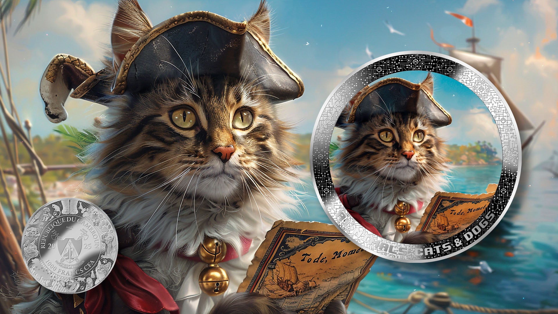 Cameroon – AI•NIMALS - Pirate Cat