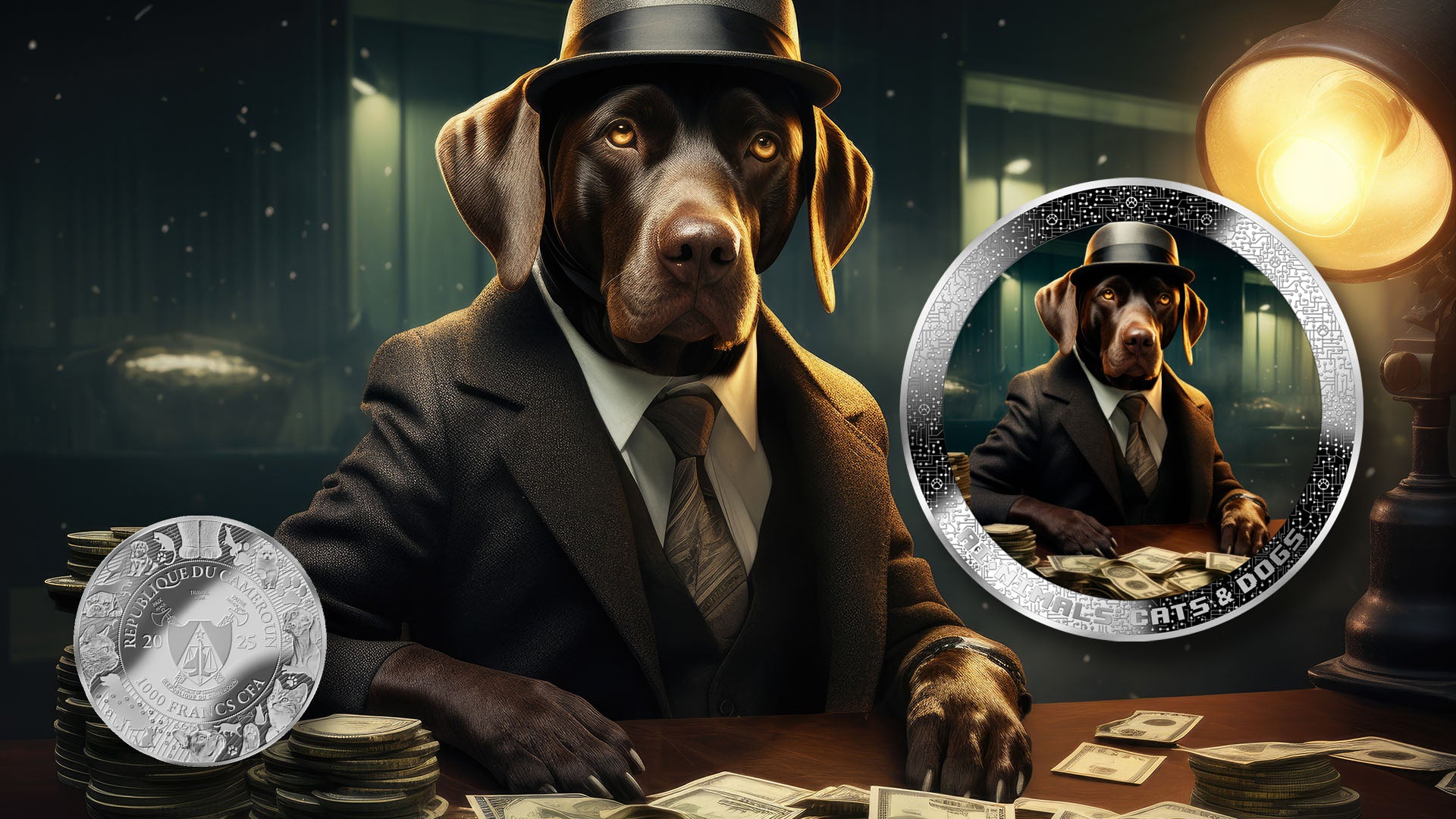 Cameroon – AI•NIMALS - Maffia Banker Dog