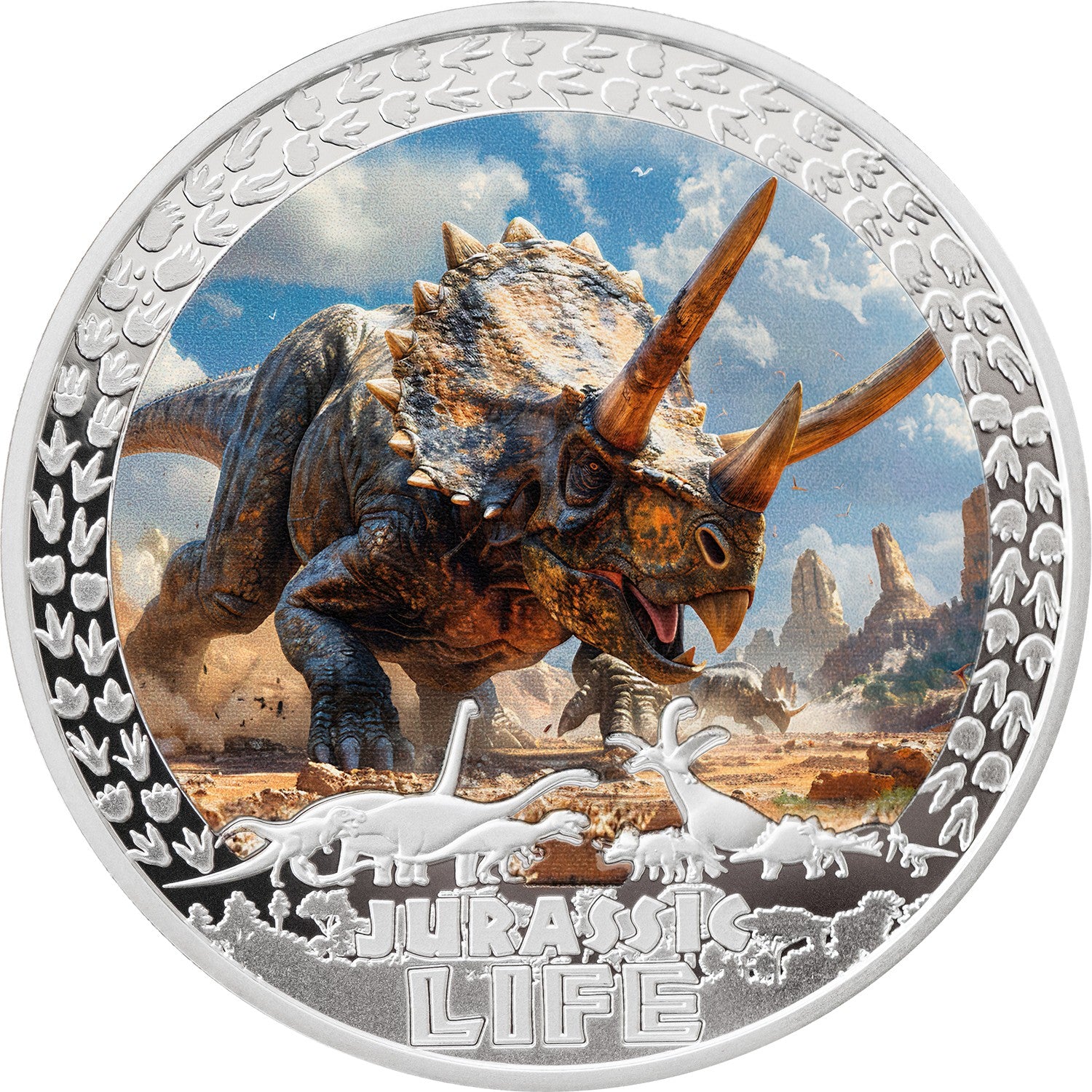 Liberia – Jurassic Life - Triceratops