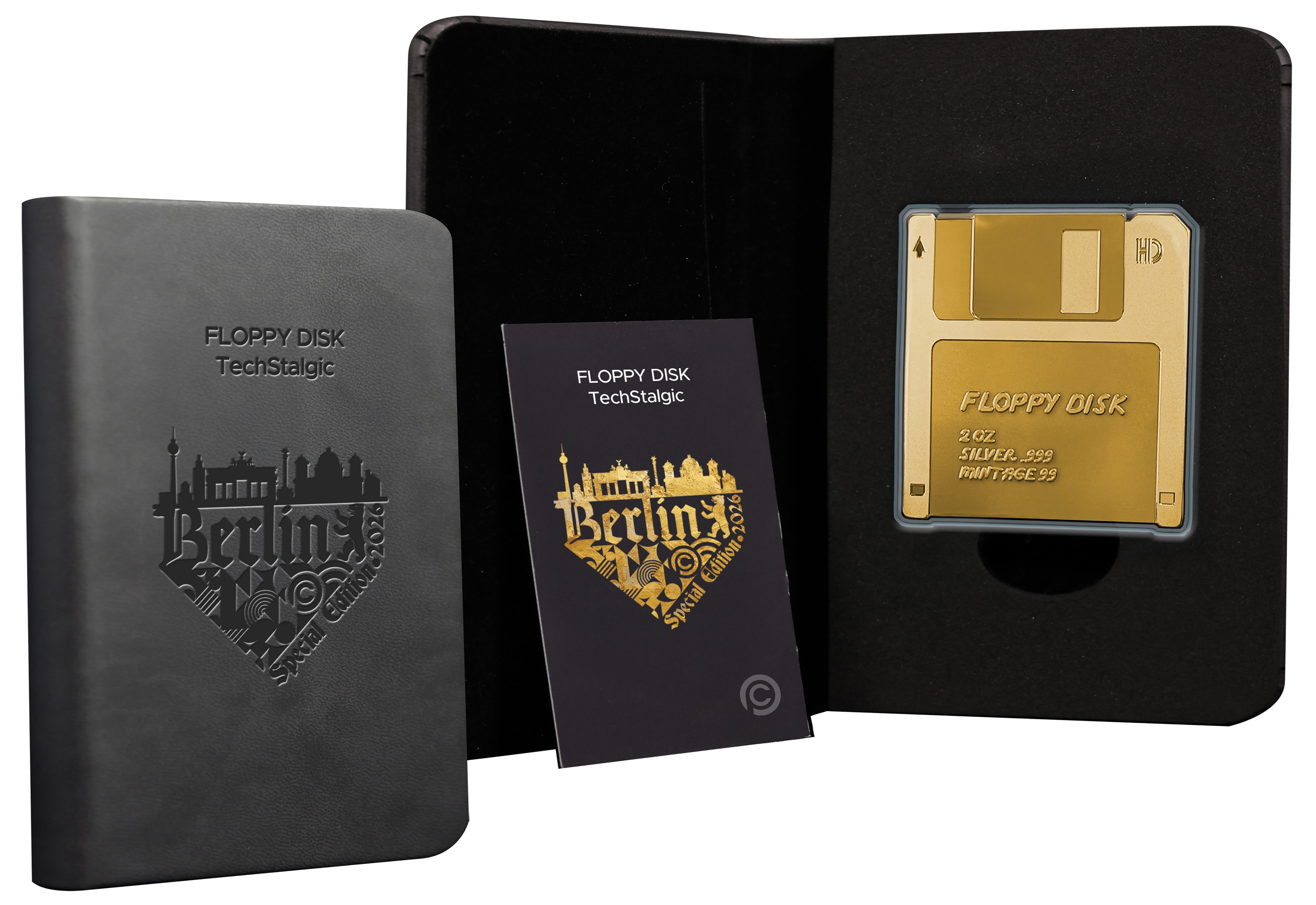Niue – Floppy Disk Gilded - TechStalgic