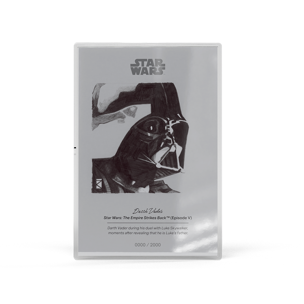 Niue - STAR WARS - SKETCH SERIES - Darth Vader Foil