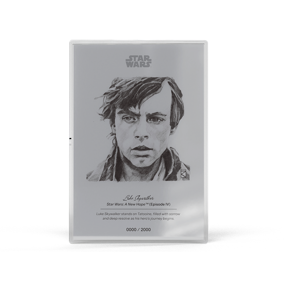 Niue - STAR WARS - SKETCH SERIES - Luke Skywalker Foil