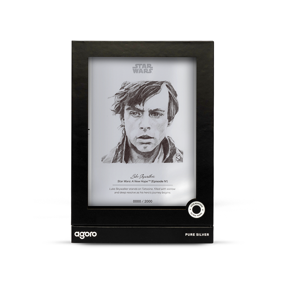 Niue - STAR WARS - SKETCH SERIES - Luke Skywalker Foil