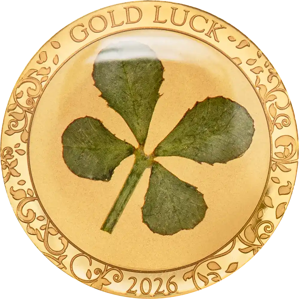 Cook Islands - Four Leaf Clover - Gold Luck