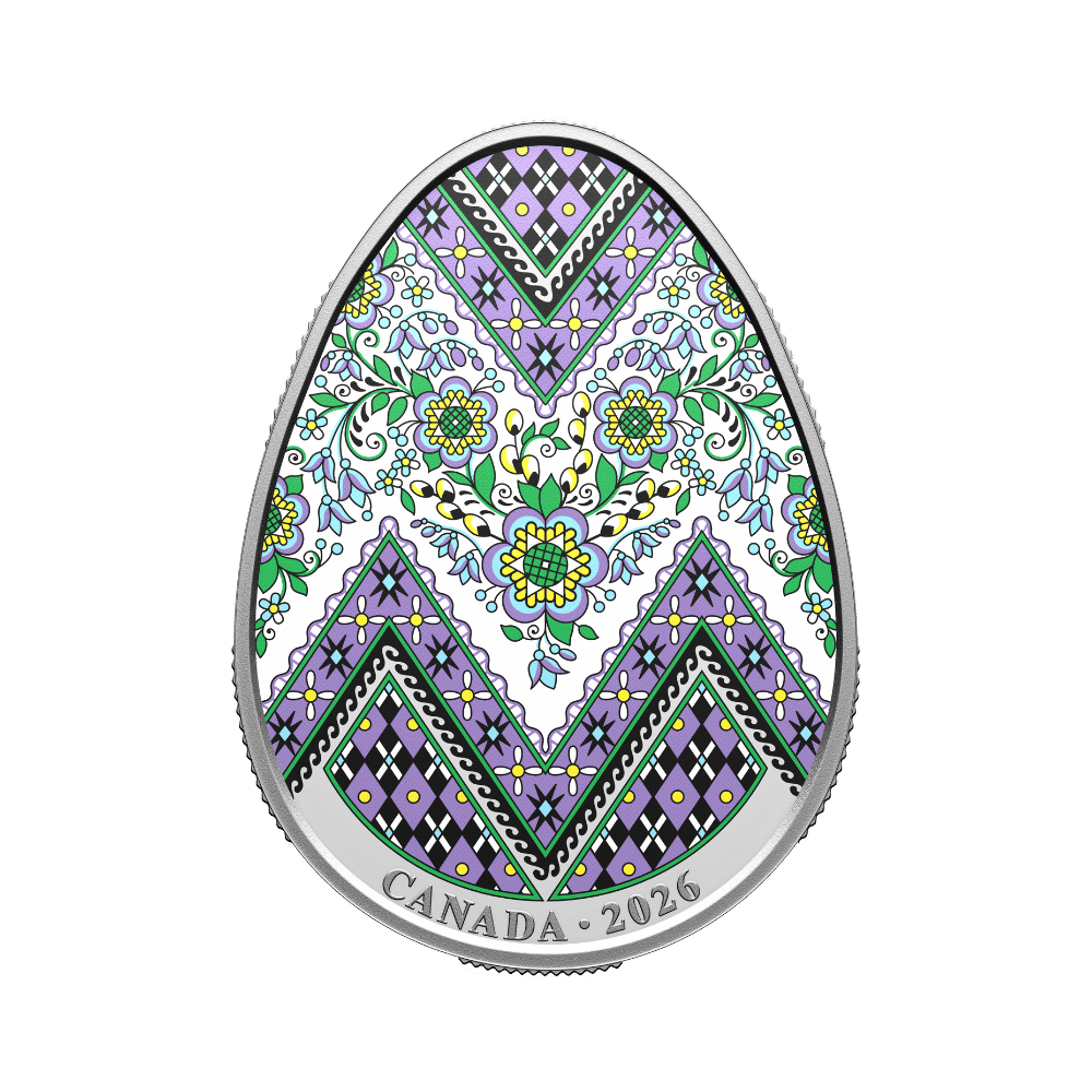 Canada - 2026 Fine Silver Coin - Pysanka - 1 oz