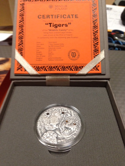 Niue - Wildlife Family TIGERS - 1 oz