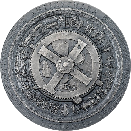 Cook Islands - Antikythera Mechanism Antiqued – Archeology & Symbolism - 3 oz