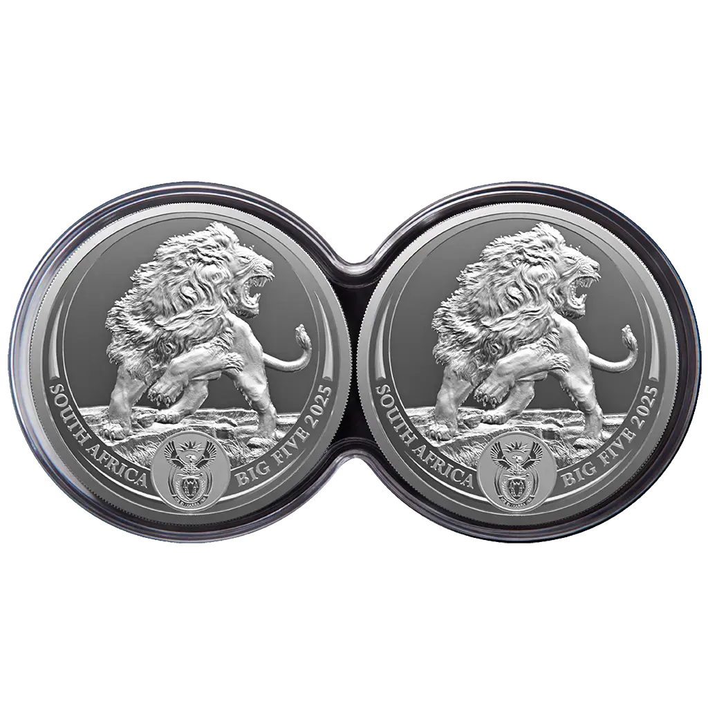 South Africa - Big Five III - Lion - Double Capsule - 2 oz