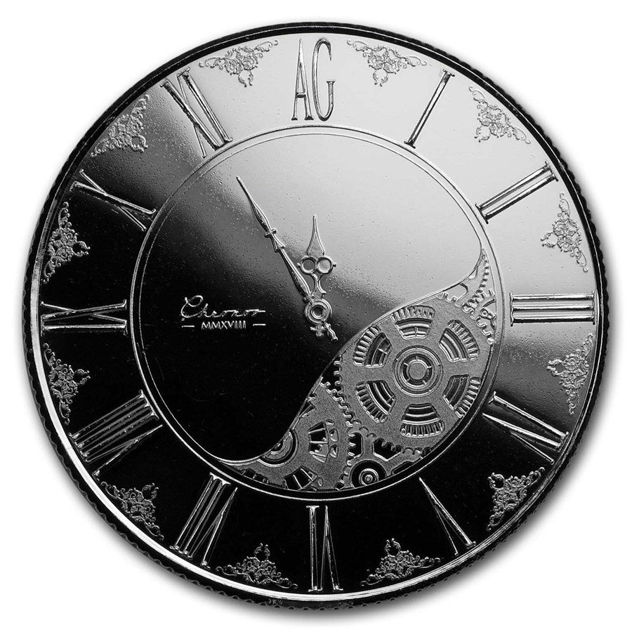 2018 1 oz Silver Chronos Round Proof-Like (In Capsule)