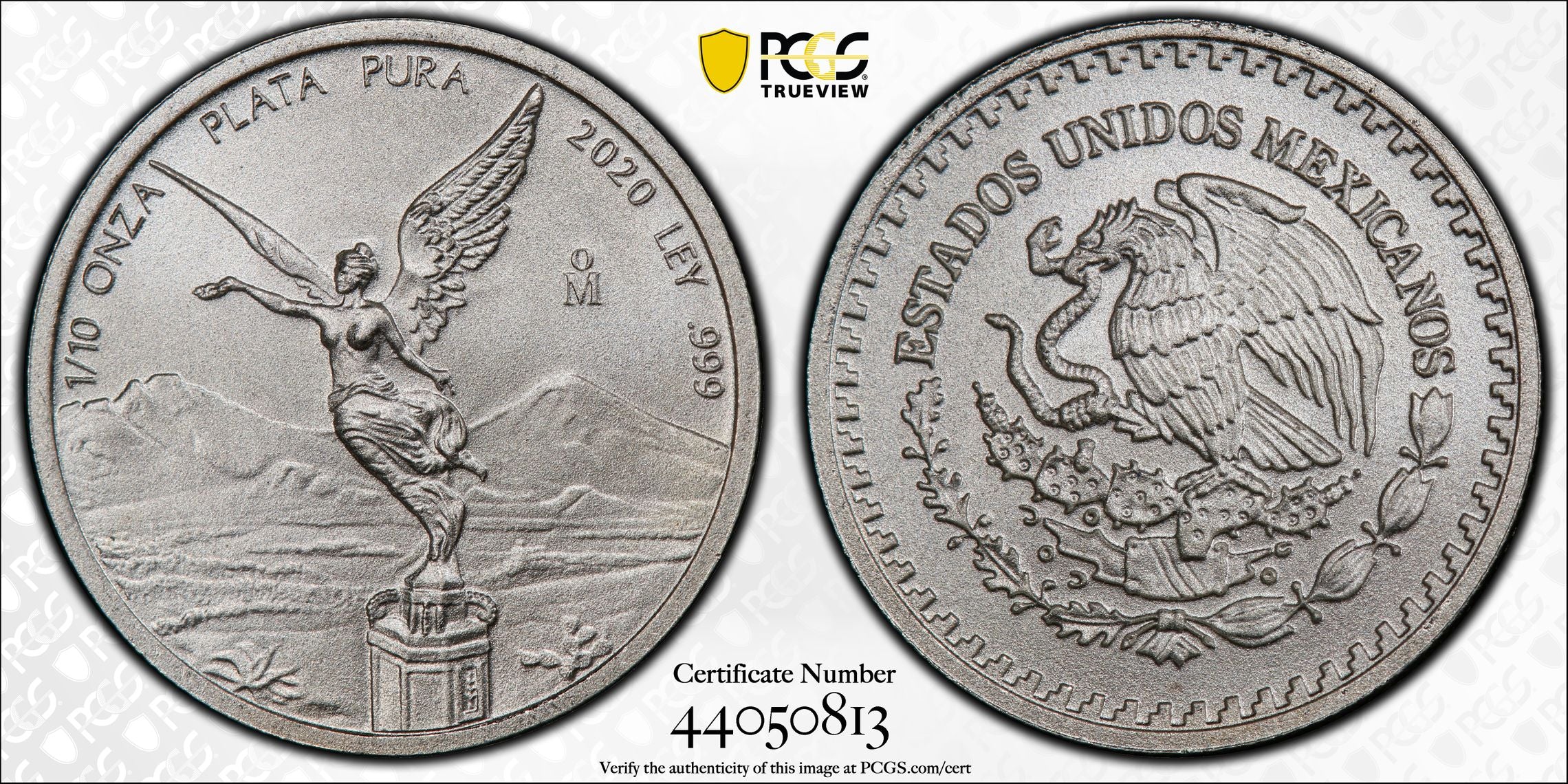 Mexico - Libertad Silver - PCGS MS 70 - 1/10 oz