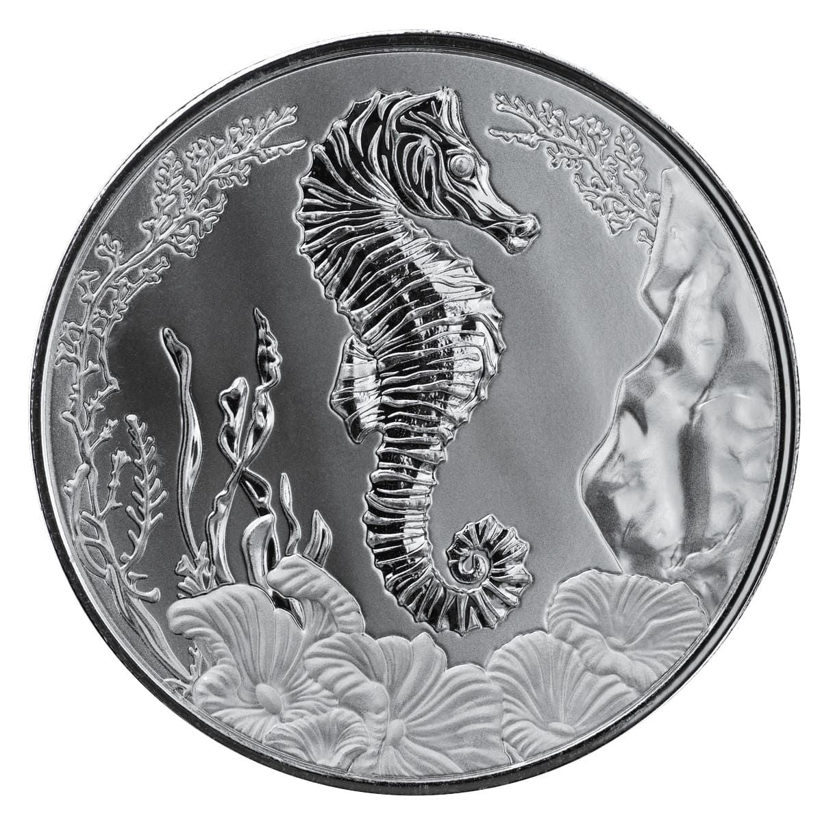 Samoa - Seahorse Silver Coin