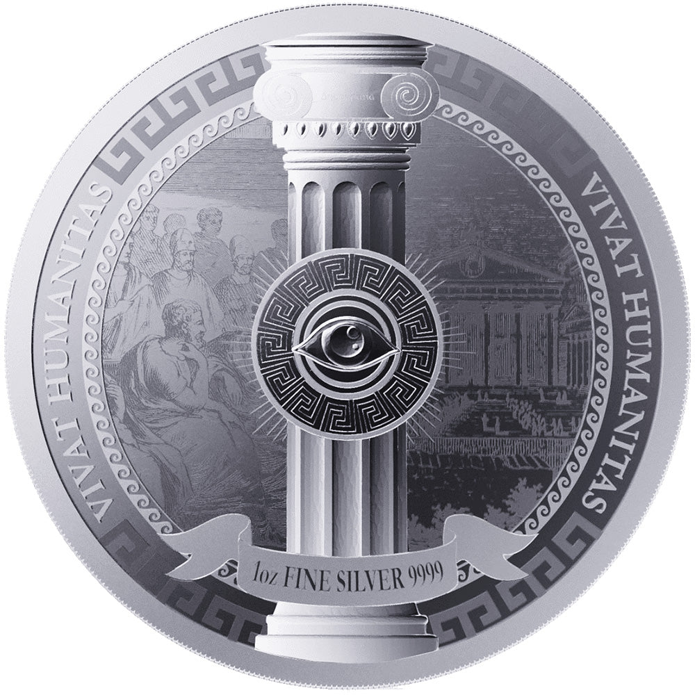 2023 - 1 oz - Niue Silver Vivat Humanitas Coin (In Capsule)