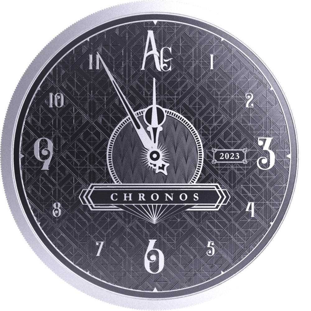 2023 - 1 oz - Niue Silver Chronos Coin (In Capsule)