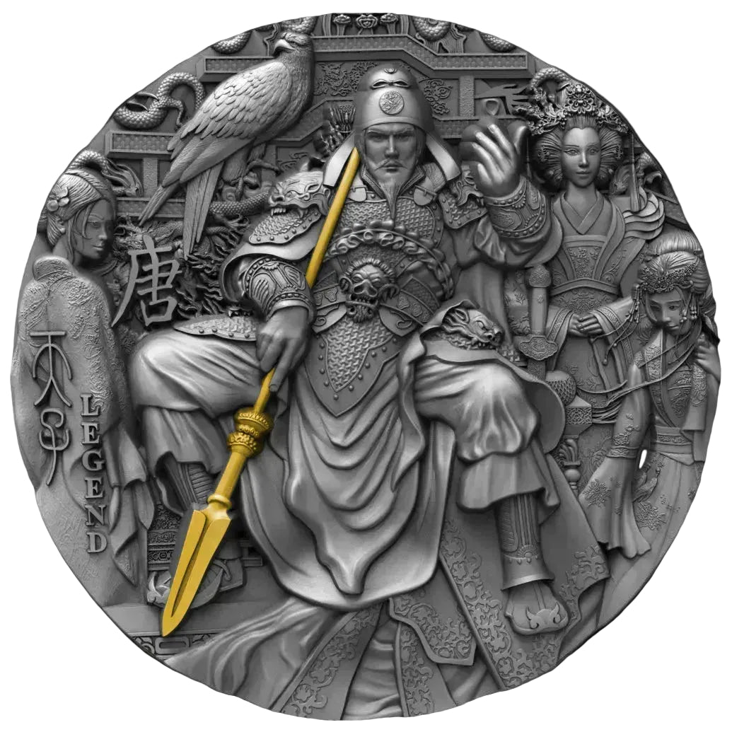 Niue - Taizong of Tang Legends of the Great Chinese Emperors 2 oz