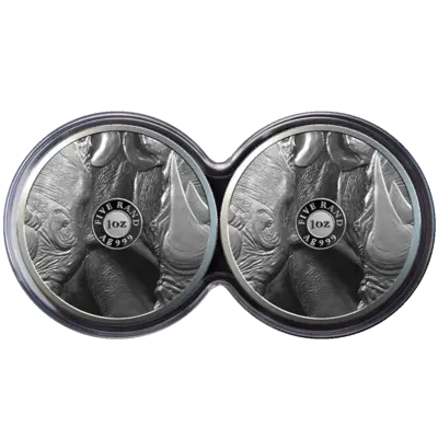 South Africa - Big Five I - Rhino - Double Capsule - 2 oz
