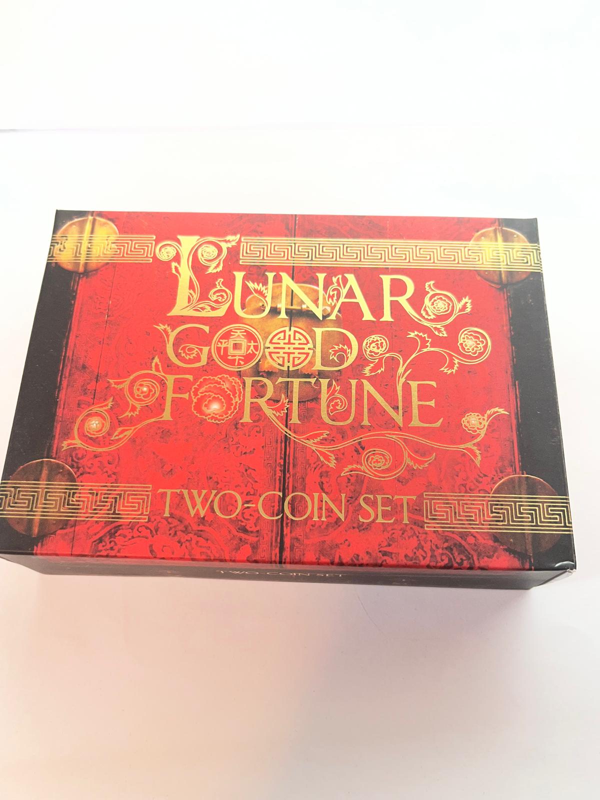 Tuvalu - Good Fortune - Lunar Snake 2 coin set - 2 oz