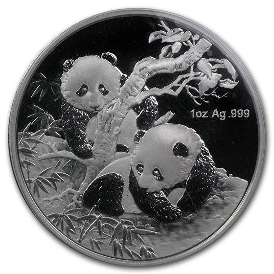China - Panda - World money fair Proof - 30 g