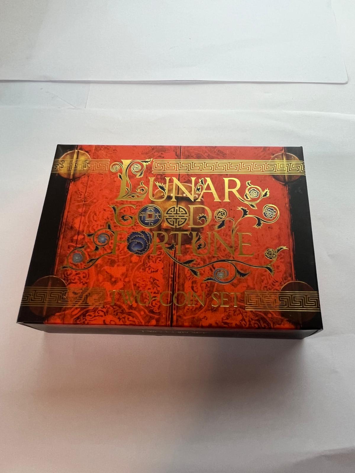 Tuvalu - Good Fortune - Lunar Monkey 2 coin set - 2 oz