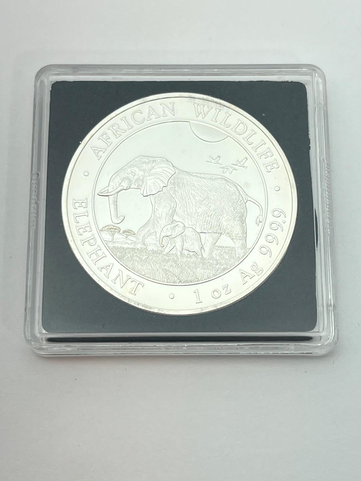 100 Shillings Somalian Elephant 2022 – 1 oz