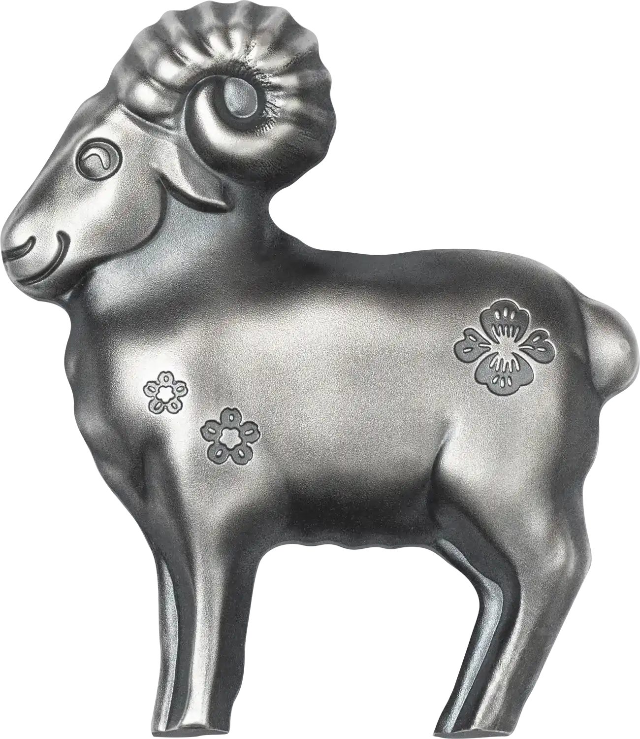 Mongolia - Lunar Year Collection – Fluffy Silver Sheep