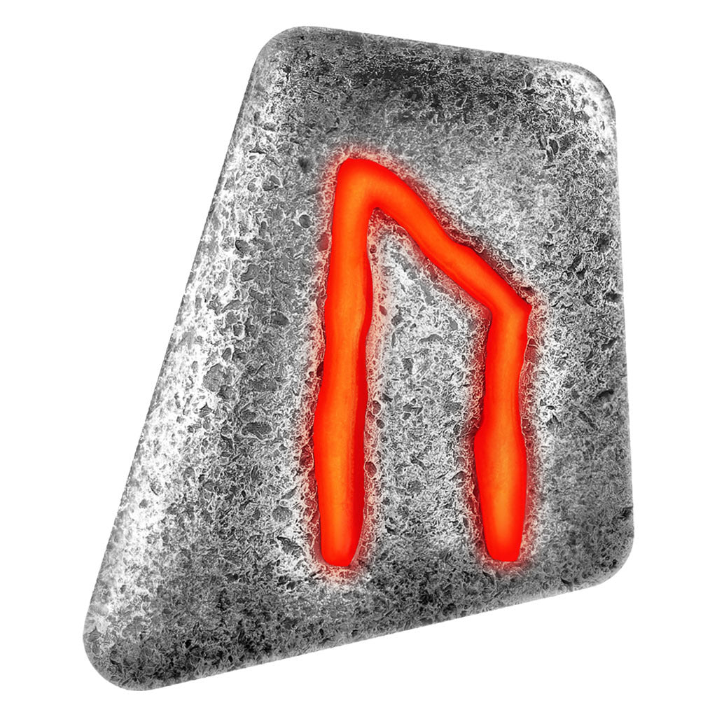 2023 Germania Runes - Uruz 1oz Silver Ennobled Cast Bar