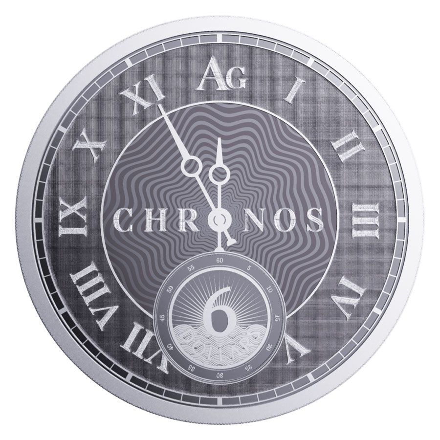 2024 - 1 oz - Tokelau Silver Chronos Silver Coin (In Capsule)