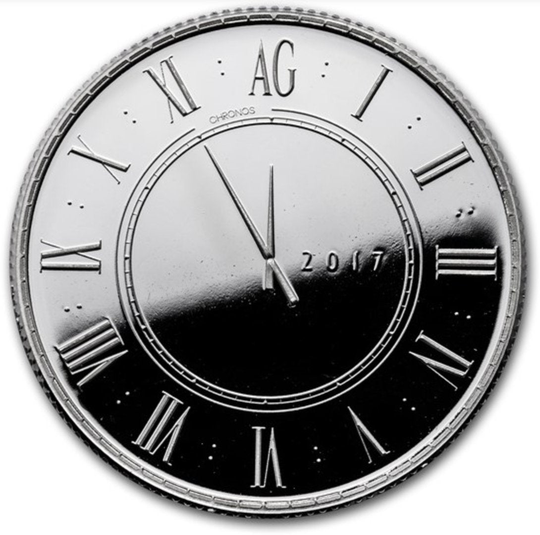 2017 1 oz Silver Chronos Round Proof-Like (In Capsule)