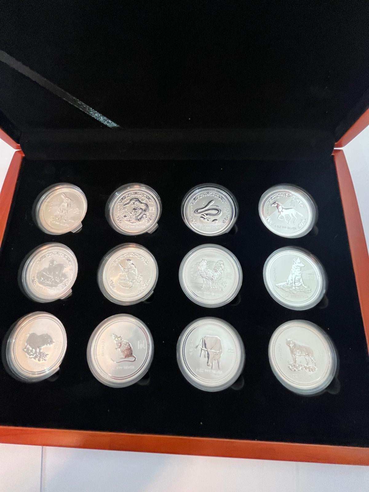 12 x 1 oz - Lunar Series I Complete 1999-2010