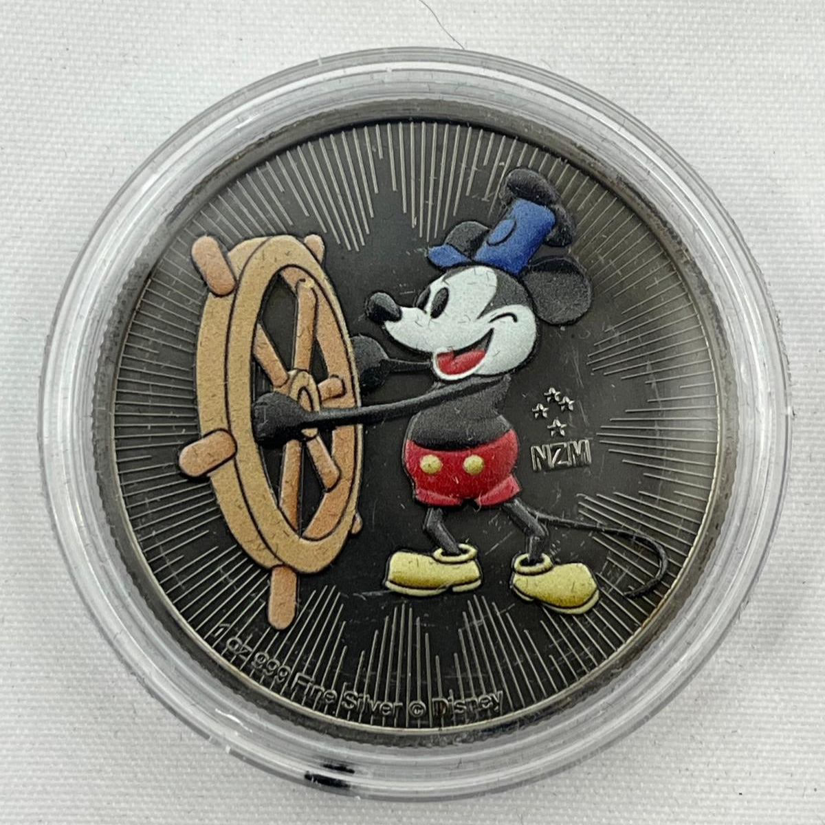 Mickey Mouse Steamboat Willie Antique Finish 1 oz