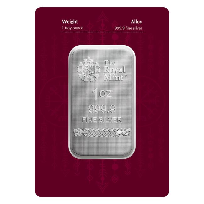 The Royal Mint and Germania Mint Norse Gods – Thor Fine Silver Bar (In Assay) 1 oz