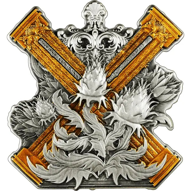 Cameroon - Saint Andrew 12 Apostle Series ANTIQUE - 2 oz