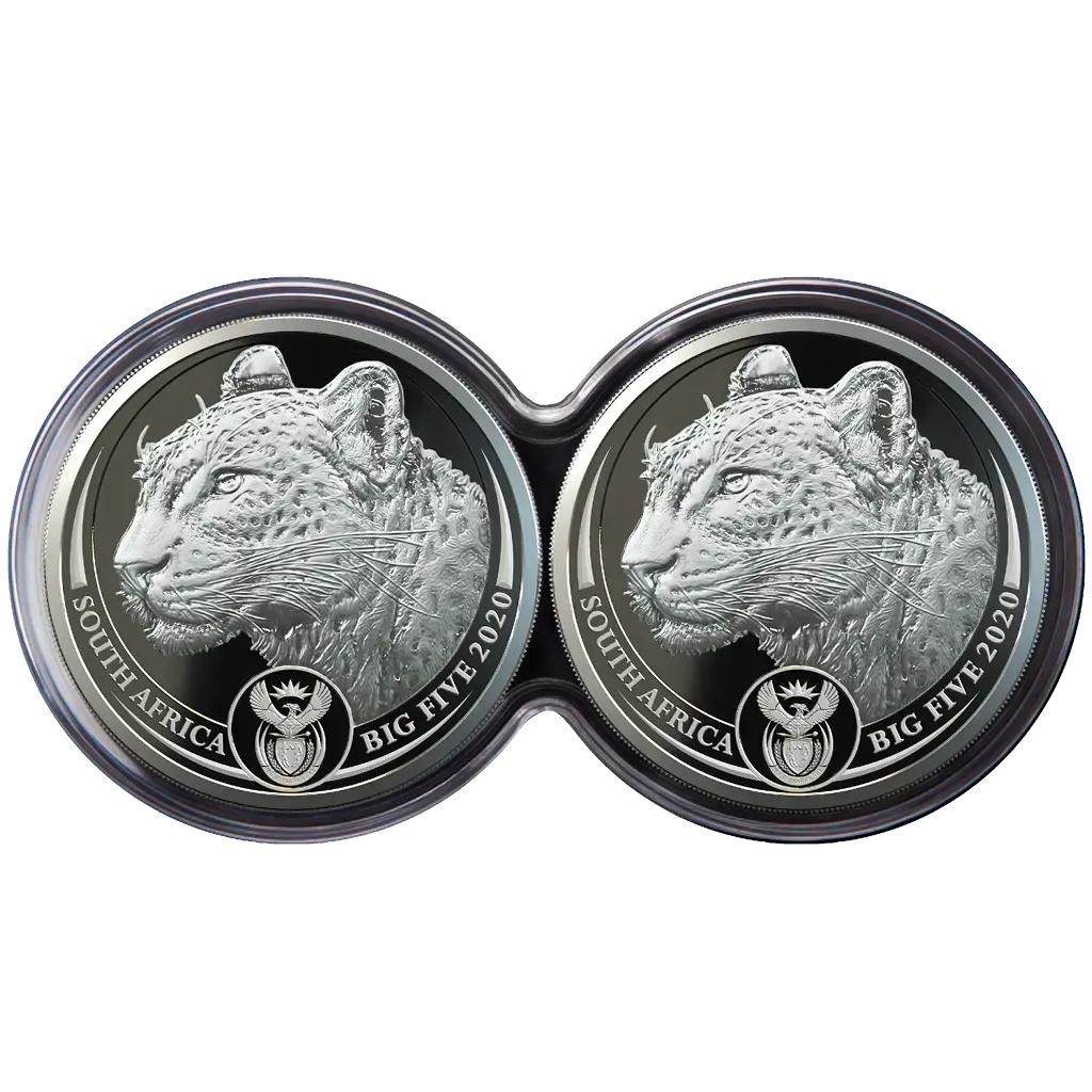 South Africa - Big Five I - Leopard - Double Capsule - 2 oz