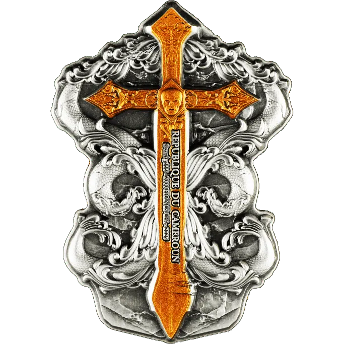 Cameroon - Saint Simon 12 Apostle Series ANTIQUE - 2 oz