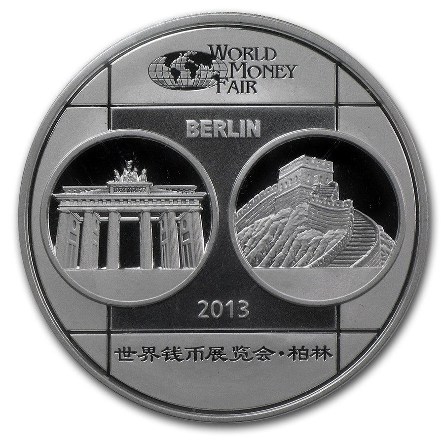 China - Panda - World money fair Proof - 30 g