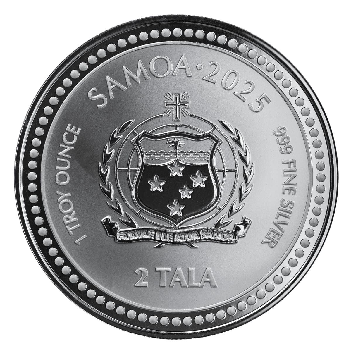 Samoa - Seahorse Silver Coin