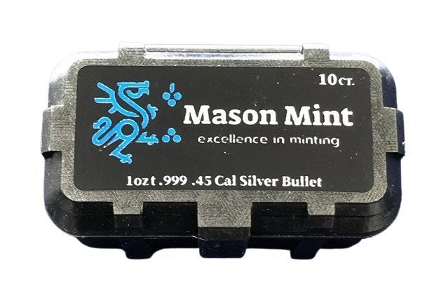 10 x 1 oz .45 Caliber Bullet Replica