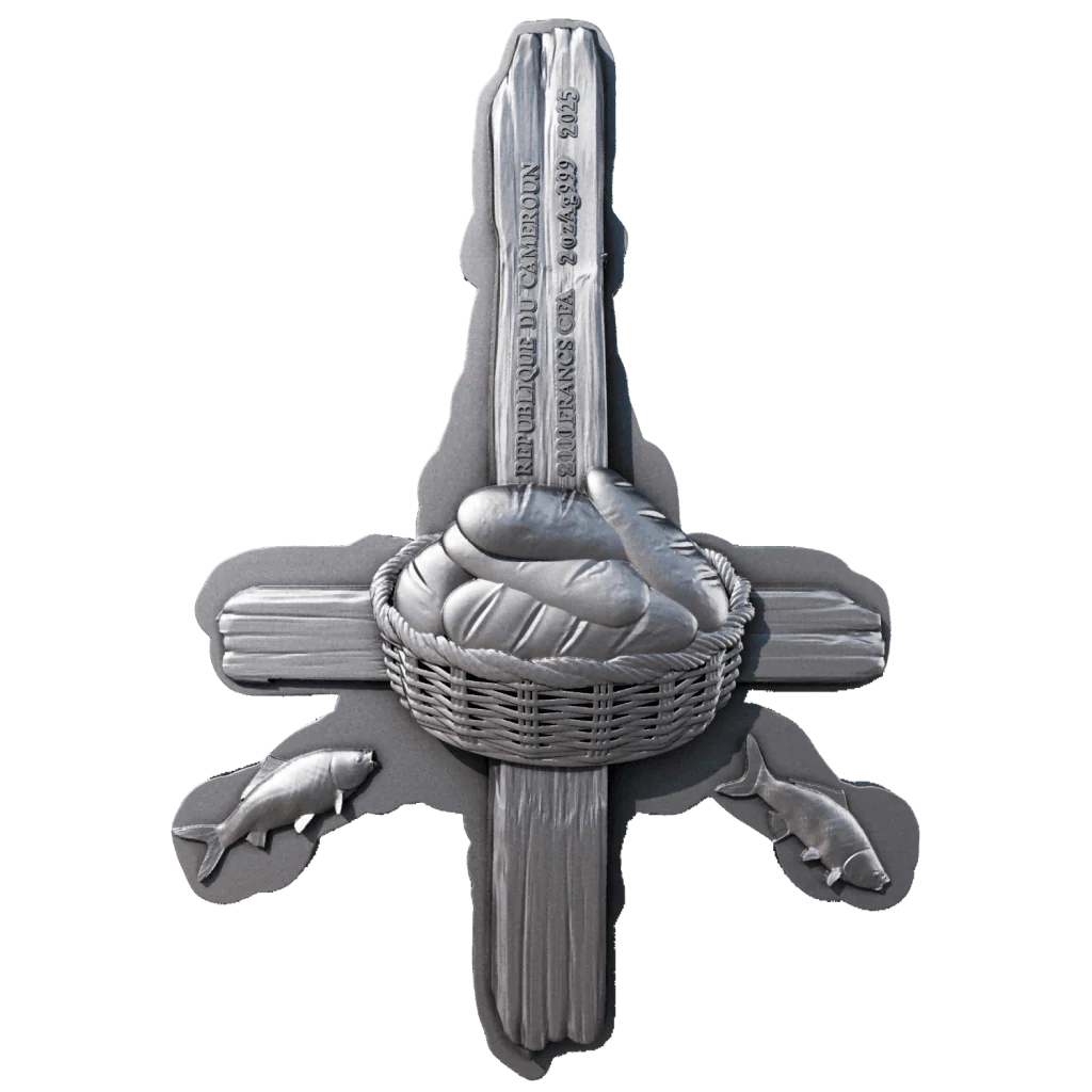 Cameroon - Saint Philip 12 Apostle Series ANTIQUED - 2 oz