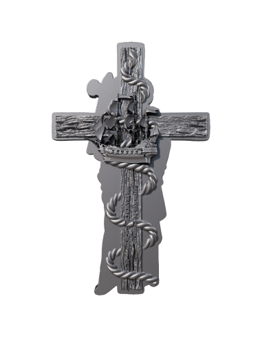 Cameroon - Saint Jude 12 Apostle Series ANTIQUE- 2 oz