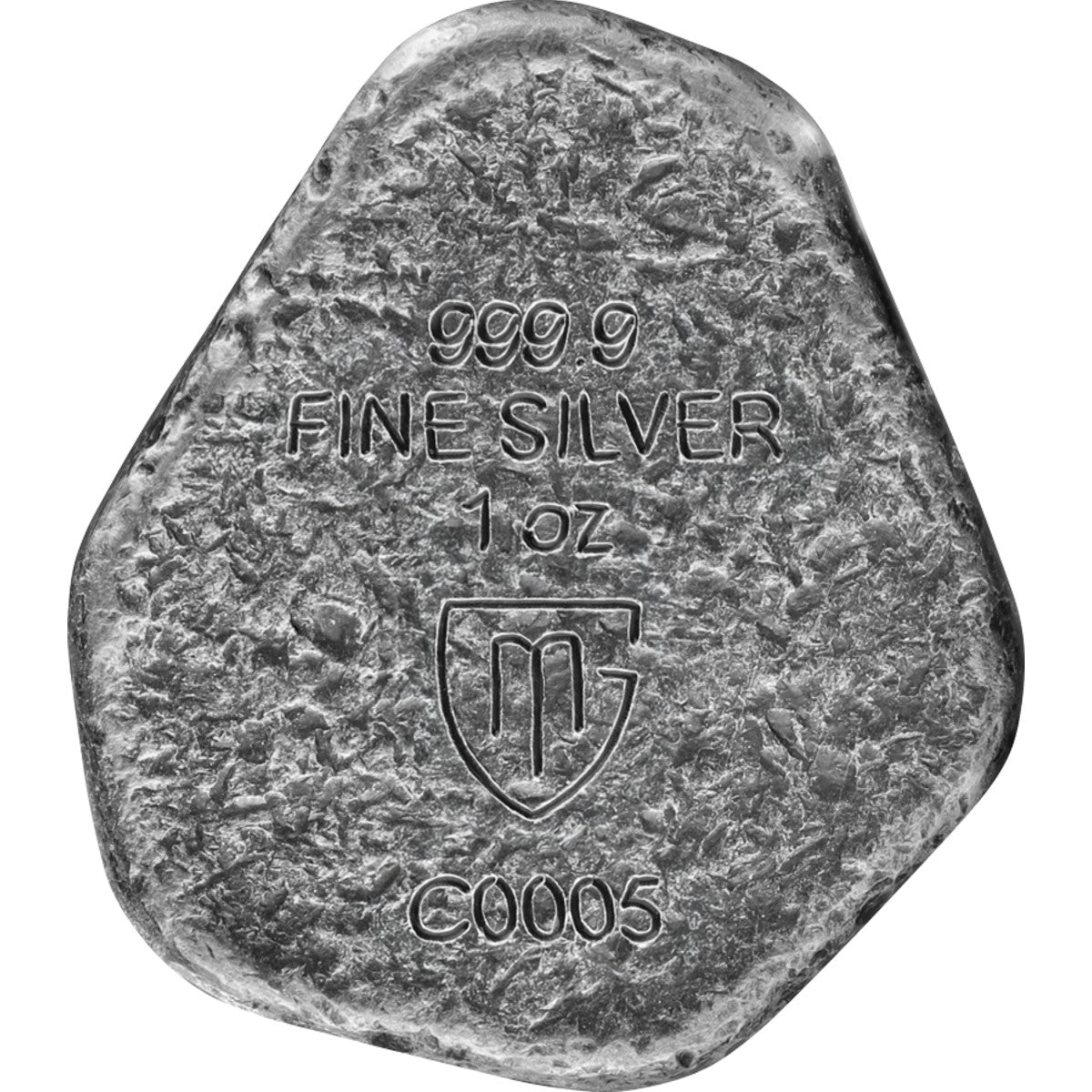 Germania Runes - Berkanan Silver Ennobled Cast Bar - 1 oz