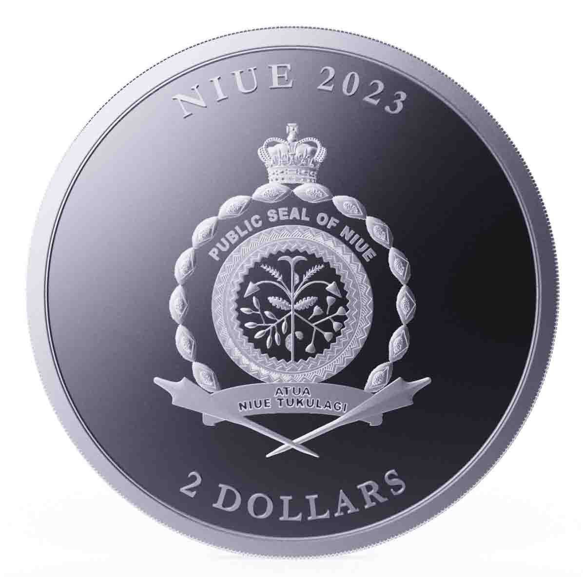 2023 - 1 oz - Niue Silver Magnum Opus Coin (In Capsule)