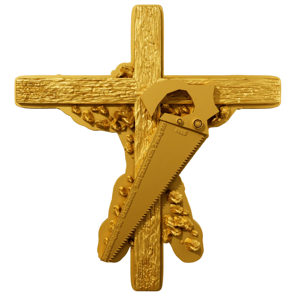 Cameroon - Saint James the Less 12 Apostle Series GILDED - 2 oz